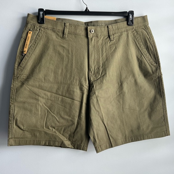 WP Weatherproof Men's Ripstop Utility Short Green Size 40 - Picture 1 of 5